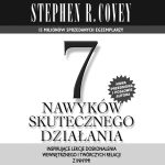 Okładka książki „7 nawyków skutecznego działania” Stephena R. Coveya – klasyczny poradnik rozwoju osobistego.